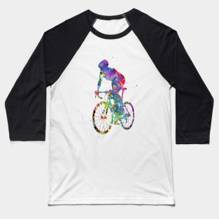 Cyclist sprinting Baseball T-Shirt